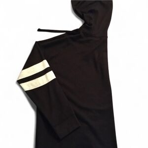 Cropped y2k Women’s (Jr’s) Long-Sleeve Ribbed SO Hoodie L